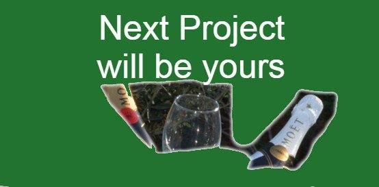 The next project will be yours.